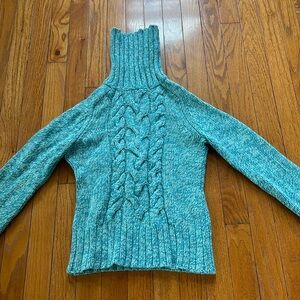 Express cashmere turtleneck sweater